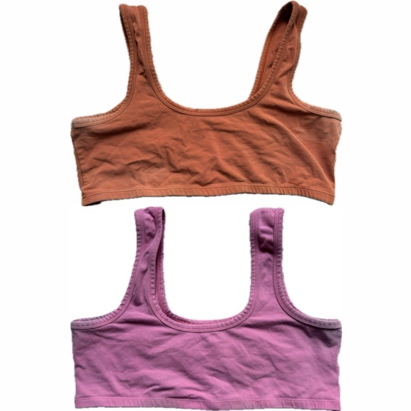 ARQ Organic Cotton Bralette Bundle 4 Pack Size 2X Wide Strap Bras - Picture 5 of 9